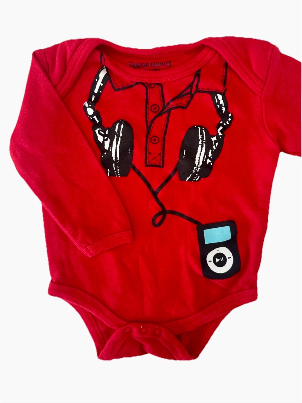 Buster Brown Coral-Red Baby Tee